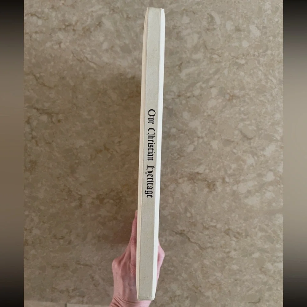 “Our Christian Heritage” Padded Hardback Book Circa 1967 Vintage Christian - Picture 2 of 10